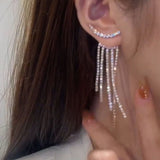 Rhinestone Hanging  Earrings
