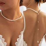 Pearl Back Necklace