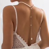 Pearl Back Necklace